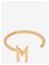 Design Letters Ring Gold A-Z M – kuva 4