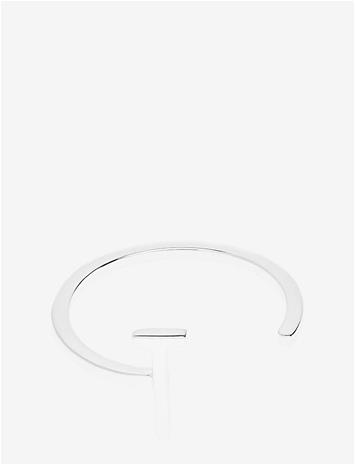 Design Letters Ring Silver A-Z T