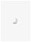 Design Letters Enamel Moon Charm Silver White – kuva 4