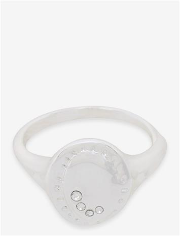 Pilgrim Here Ring Silver-Plated - Silver - ONE SIZE