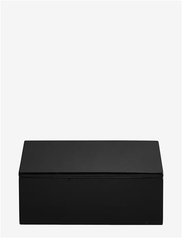 MOJOO Lux Lacquer Box - BLACK - 19X19X7 cm