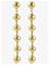 BUD TO ROSE Eclipse Earring Silver - GOLD - One Size – kuva 2