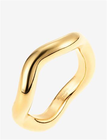 BY JOLIMA Wave Ring - GOLD - 2 cm