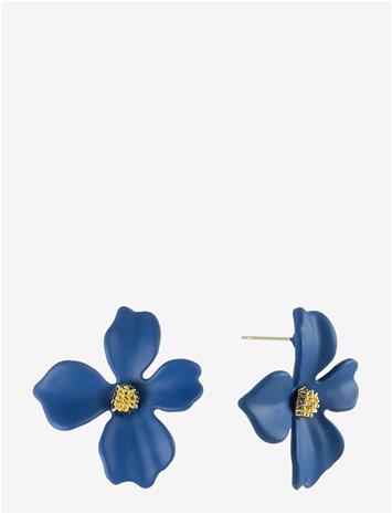 BY JOLIMA Lilly Earring - BLUE - One Size 3 cm