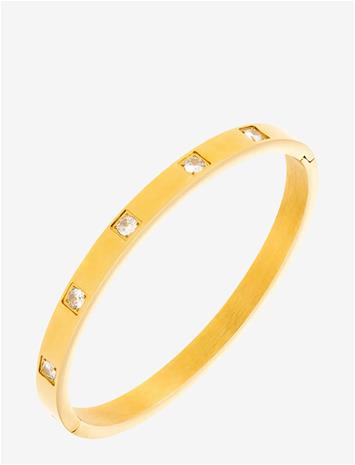 BY JOLIMA Celeste Bangle - GOLD - One Size 6 cm