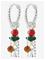 PILGRIM Thalen Earrings Silver-Plated/Multi - SILVER PLATED - One Size – kuva 2