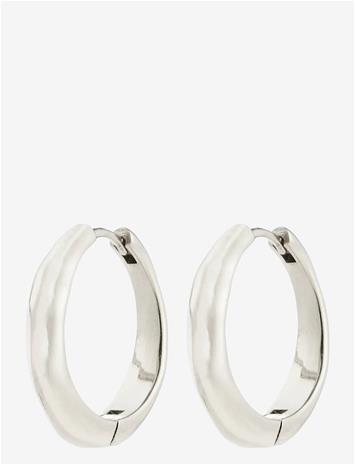 PILGRIM Harrison Hoops Silver-Plated - SILVER PLATED - One Size – kuva 2/2