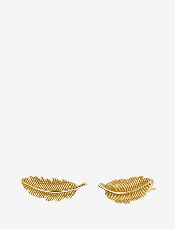 EDBLAD Feather Studs Gold One Size - GOLD - One Size – kuva 2/2