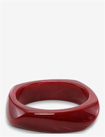 SUI AVA Chunky Bangle - BURGUNDY - One Size