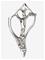 RODEBJER Rodebjer Petit Shell Brooch - SILVER - ONES – kuva 2