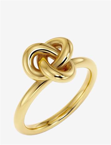 EDBLAD Infinity Knot Ring S Gold - GOLD - S