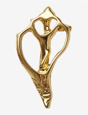 RODEBJER Rodebjer Petit Shell Brooch - GOLD - ONES