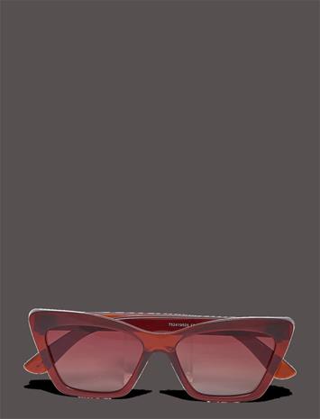 Pilgrim Dakota Angular Cat-Eye Shaped Sunglasses Brown - Brown - ONE SIZE – kuva 2/3