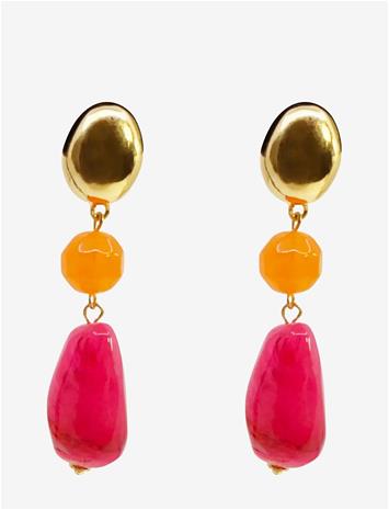 PIPOL'S BAZAAR Hera Drop Ear Red - RED - One Size – kuva 2/2