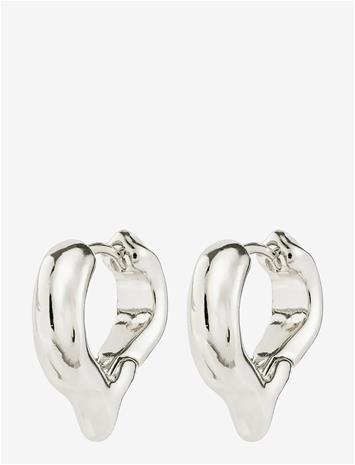 Pilgrim Iris Earrings Silver-Plated - Silver - ONE SIZE