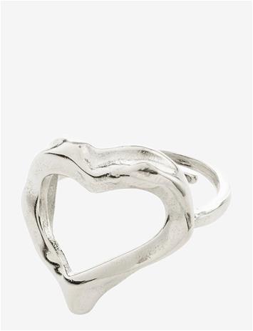 Pilgrim Iris Ring Silver-Plated - Silver - ONE SIZE – kuva 3/3