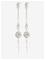 Pilgrim Fire Earrings Silver-Plated - Silver - ONE SIZE – kuva 3