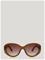 Mango Squared Frame Sunglasses - Brown - ONE SIZE – kuva 3