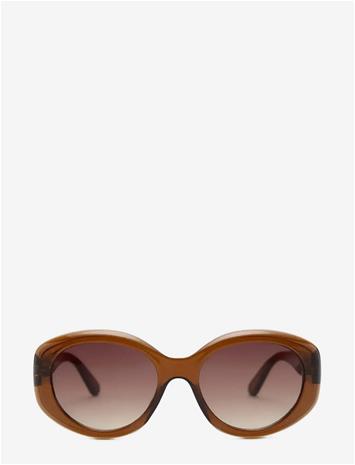 Mango Squared Frame Sunglasses - Brown - ONE SIZE – kuva 4/4
