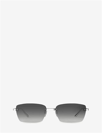 ROTATE 5. Squared Rimless Frame - Silver - ONE SIZE