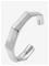 By Jolima Edgy C Shape Bangle - Silver - ONE SIZE 6 cm – kuva 4