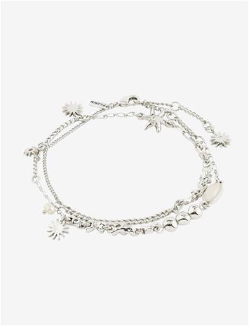 Pilgrim Prism Bracelet Silver-Plated - Silver - ONE SIZE