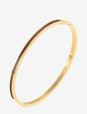 BY JOLIMA Poppy Mini Bangle - WINERED - One Size – kuva 2/2