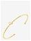 BY JOLIMA Como Mini Bangle Crystal - GOLD - One Size – kuva 2