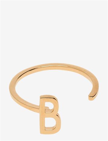 Design Letters Ring Gold A-Z B