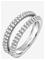 BUD TO ROSE Iris Ring Clear/Silver - SILVER - L – kuva 2