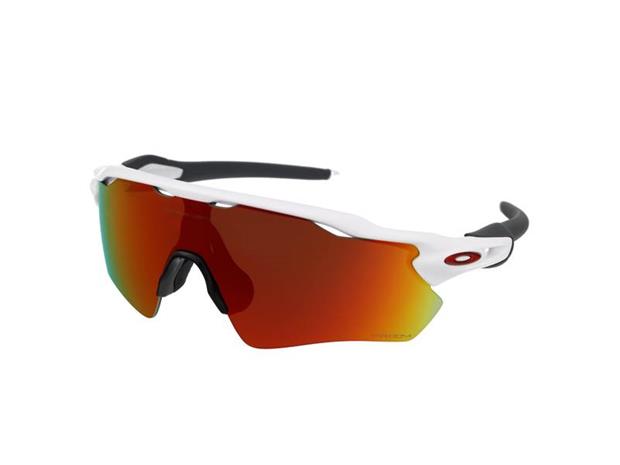 Oakley Radar EV Path Polished White Aurinkolasit prizm ruby