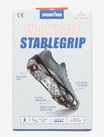 SPRINGYARD Stablegrip Walksafe - BLACK - L 41-44 – kuva 2/4