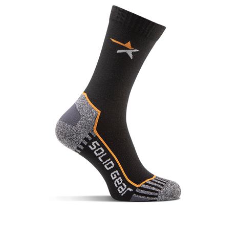 Solid Gear Active Sock Sukat Musta 3 kpl 43-46