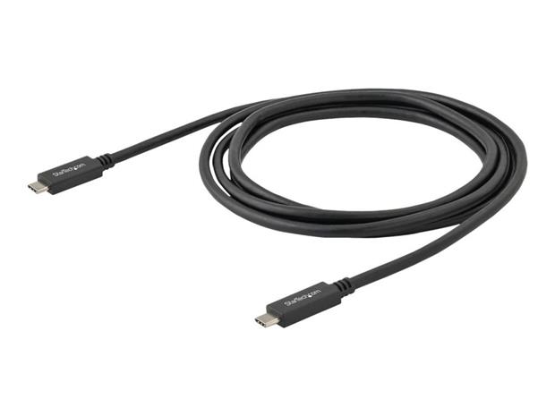 StarTech.com USB C -kaapeli, jossa on 3A PD - USB 3.0 - USB-IF-sertifikaatti - USB-C-kaapeli - 2 m