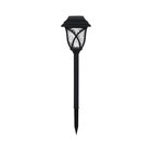 LED-aurinkokennovalaisin LAWN LED/1,2 V 100 mAh 3000 K 44 cm IP44 musta