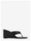 MANGO Satin Strap Wedge Sandal - BLACK - 36 – kuva 2