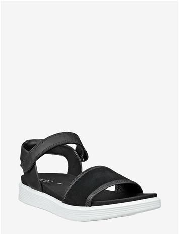 ECCO Soft Sandal W - BLACK/BLACK - 39