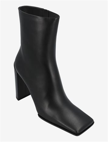 Alaia Square-Toe Ankle Boots - Black - 40