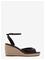MANGO Espadrille Wedge Sandal - DARK BROWN - 37 – kuva 2