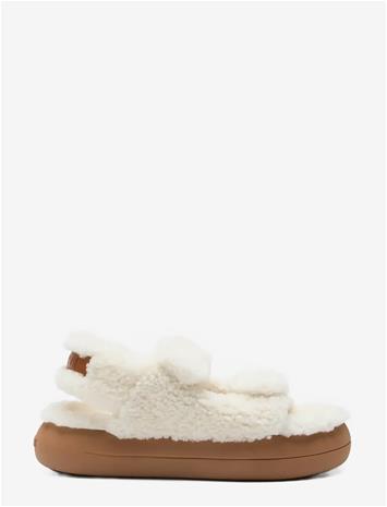 Moon Boot Mb Shearling Sandal - White - 41