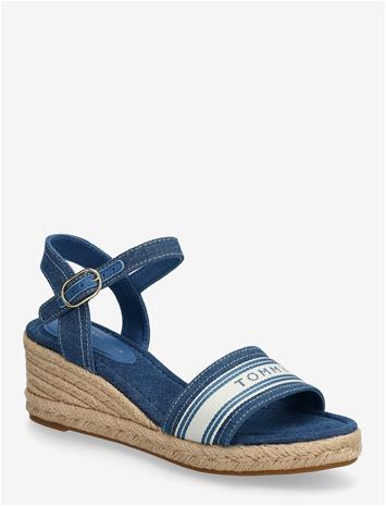 TOMMY HILFIGER Mid Wedge Espad Webbing - DENIM - 41
