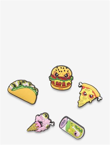 CROCS Spooky Snack 5 Pack - WHITE - One Size