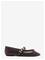 MANGO Ballet Pump With Metallic Strap Details - DARK RED - 36 – kuva 2