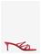 MANGO Satin Strap Heeled Sandal - RED - 36 – kuva 2
