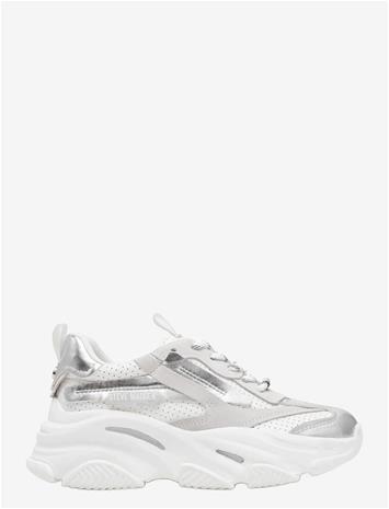 Steve Madden Posses-Perf - Silver - 42