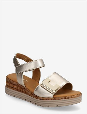 Gabor Wedge Sandal - Gold - 42