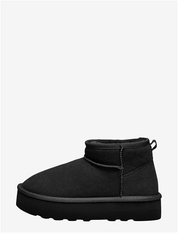 ONLY Onlfelicia Teddy Platform Boot Noos - BLACK - 40