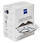 Zeiss optiikan puhdistuspyyhkeet 200 kpl / kostutetut linssipyyhkeet / silmälaseille, kameralle ja objektiiveille