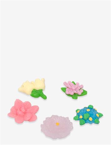 CROCS Beaded Flowers 5 Pack - WHITE - One Size – kuva 2/2