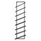 8 pullon viiniteline, 99 cm – Svart / Seinälle kiinnitettävä viiniteline / Metalliset pullotelineet – kuva 1